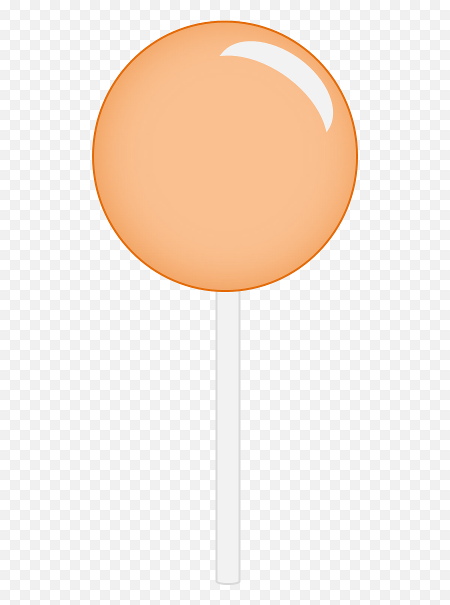 Orange Lollipop Clipart - Sad Emoticon Emoji,Emoji Lollipop