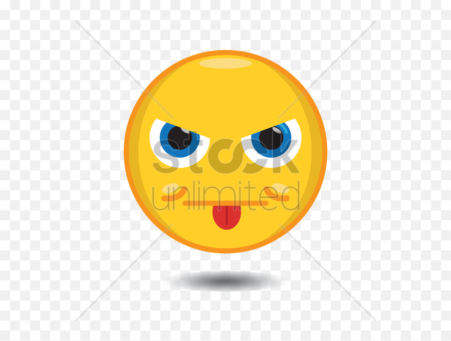Smiley With Tongue Sticking Out Vector Image - Smiley Emoji,Annoying Emoticon