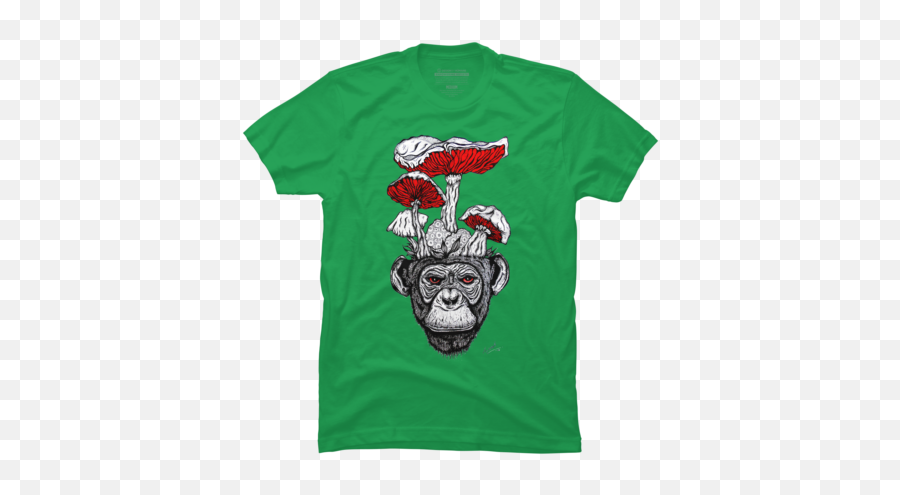 Dbh Collective Green Monkey T Shirts - Red Monkey T Shirt Emoji,3 Monkeys Emoji
