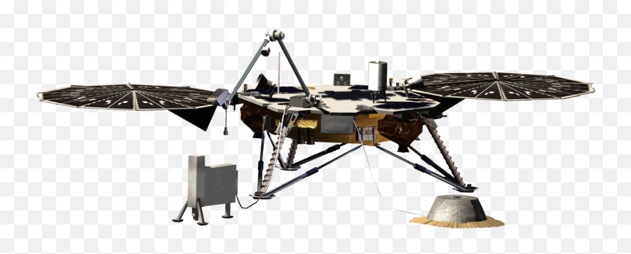 Insight Spacecraft Model - Insight Lander No Background Emoji,Telescope Emoji