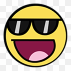 Smiley Emoji - Epic Face With Sunglasses,How To Use Emojis On Roblox