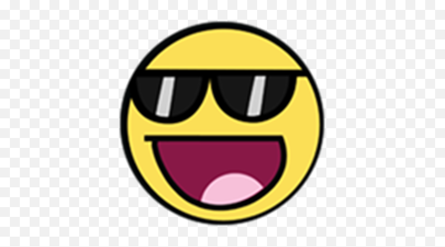 Smiley Emoji Epic Face With Sunglasses How To Use Emojis On Roblox Free Transparent Emoji Emojipng Com - roblox free epic face
