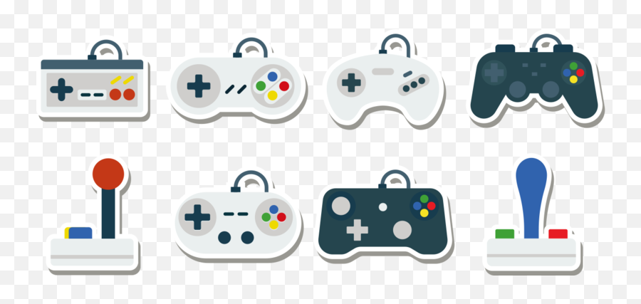 Download Free Png All Game Xbox Controller Computer Keyboard - Video Game Controllers Cartoon Emoji,Joystick Emoji
