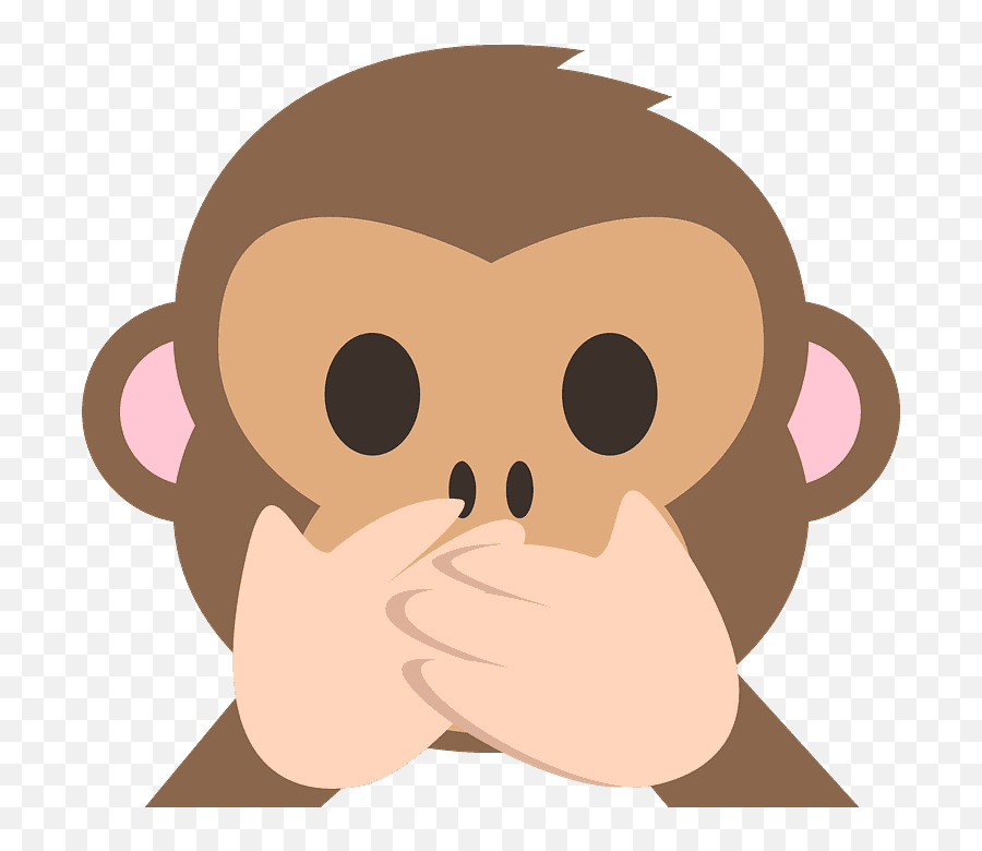 Speak - Speak No Evil Clipart Emoji,See No Evil Monkey Emoji
