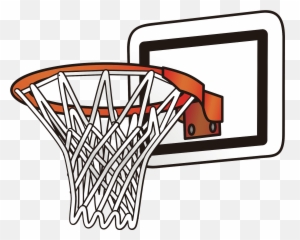 Basketball Backboard Rim And Net - Animated Basketball Hoop Png Emoji,Basketball Hoop Emoji