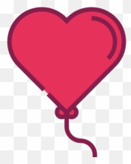Heart Love Balloon Balloons - Balloon Emoji,Heart Emoji Balloons