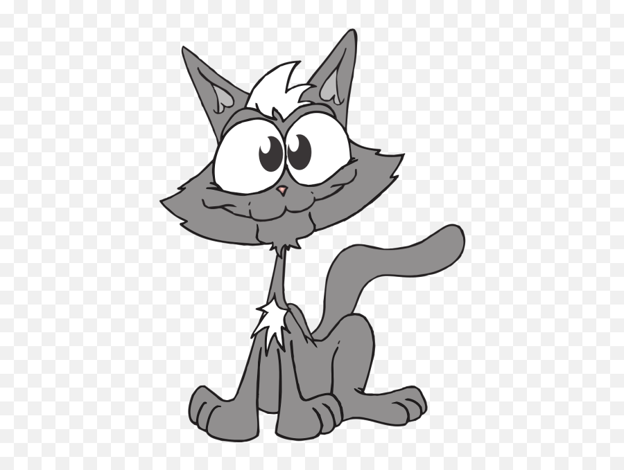 Gray Cartoon Cat Png Svg Clip Art For Web - Download Clip Mind Map For Feral Cats Emoji,Gray Cat Emoji