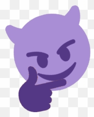 Emoji Directory - Evil Discord Emoji,Think Emoji