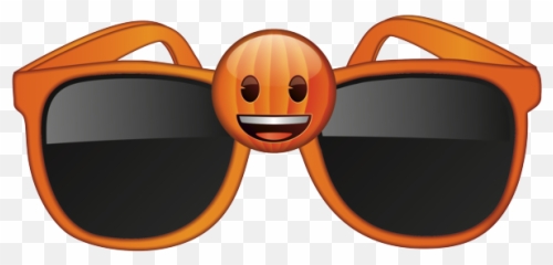 Sunglasses With Smiling Face Icon - Peach Emoji,Goggles Emoji