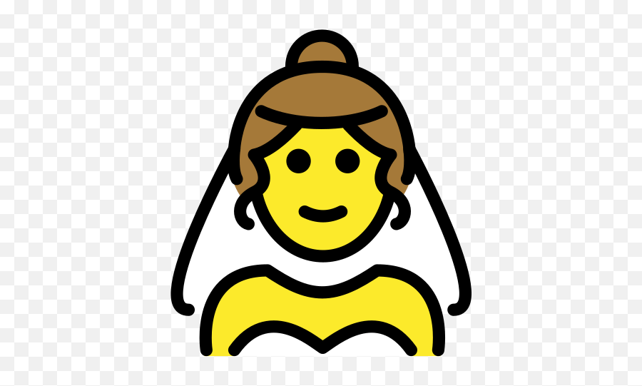Bride With Veil - Clip Art Emoji,Bride Emoji
