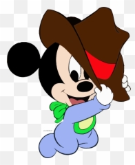 Cowboy Hat Wallpaper Clipart Png - Baby Mickey Mouse Emoji