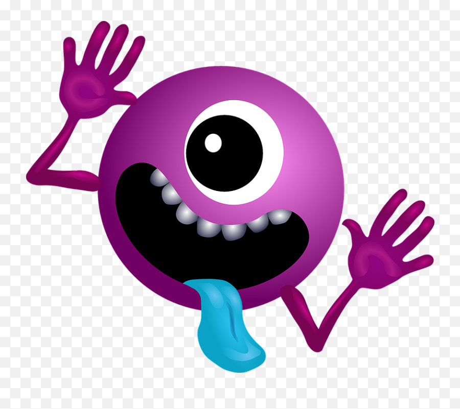 Alien Purple Smiley - Galaxy Don T Panic Emoji,Devil Emoticon