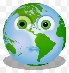 Globe Earth Emoji Smiley Emoticon Ninagarman Billitheca - Transparent Globe With Continents,Earth Emoji