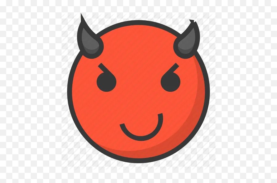 A Picture Of The Devil Emoji - Smiley,Purple Demon Emoji