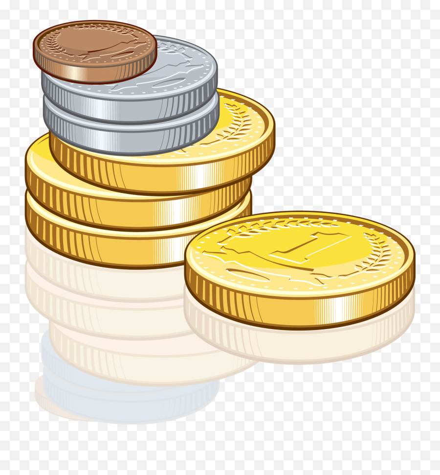 Transparent Background Coins Clipart - Coin Clipart Emoji,Coins Emoji