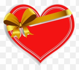 Ribbon Heart Png Picture - Love Symbol Gold Emoji