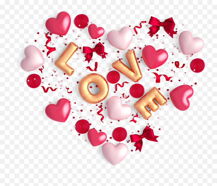 Stickersheartlovehappy Valentinesday Valentine Balloon - Love Emoji,Happy Valentines Day Emoji