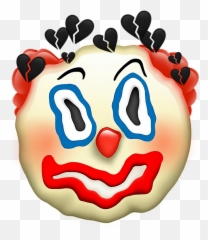 broken heart emoji edit Sticker by Ainara - Clown Face Emoji Png