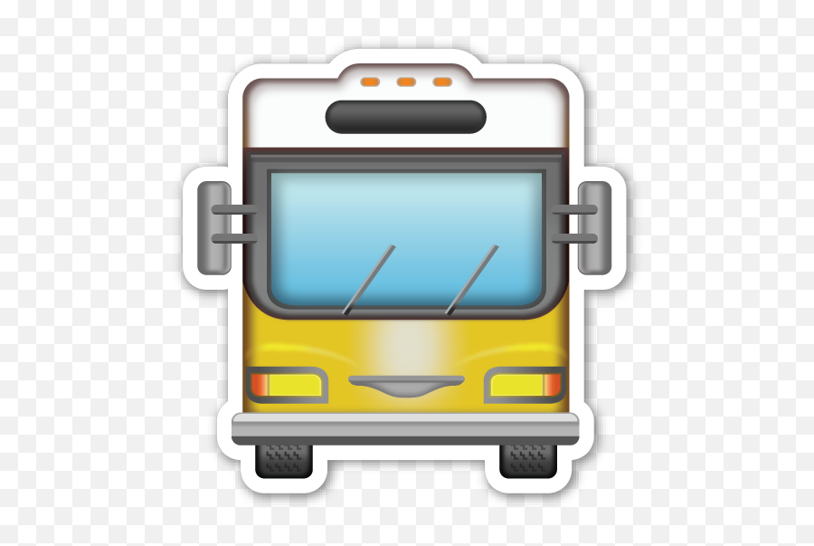 Preschool - Themed Clipart Emoji Bus Iphone,Snorting Emoji