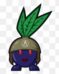 A Cabbage Soldier - Cartoon Clipart Full Size Fictional Character Emoji