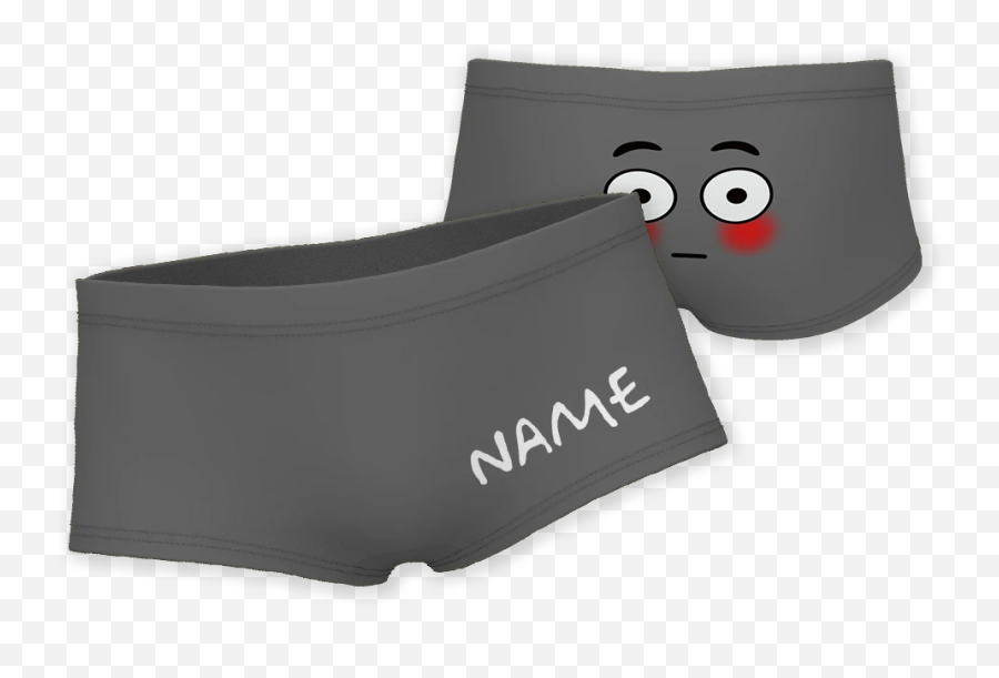 Kids Custom Property Of Name Boxer - Solid Emoji,Shorts Emoji