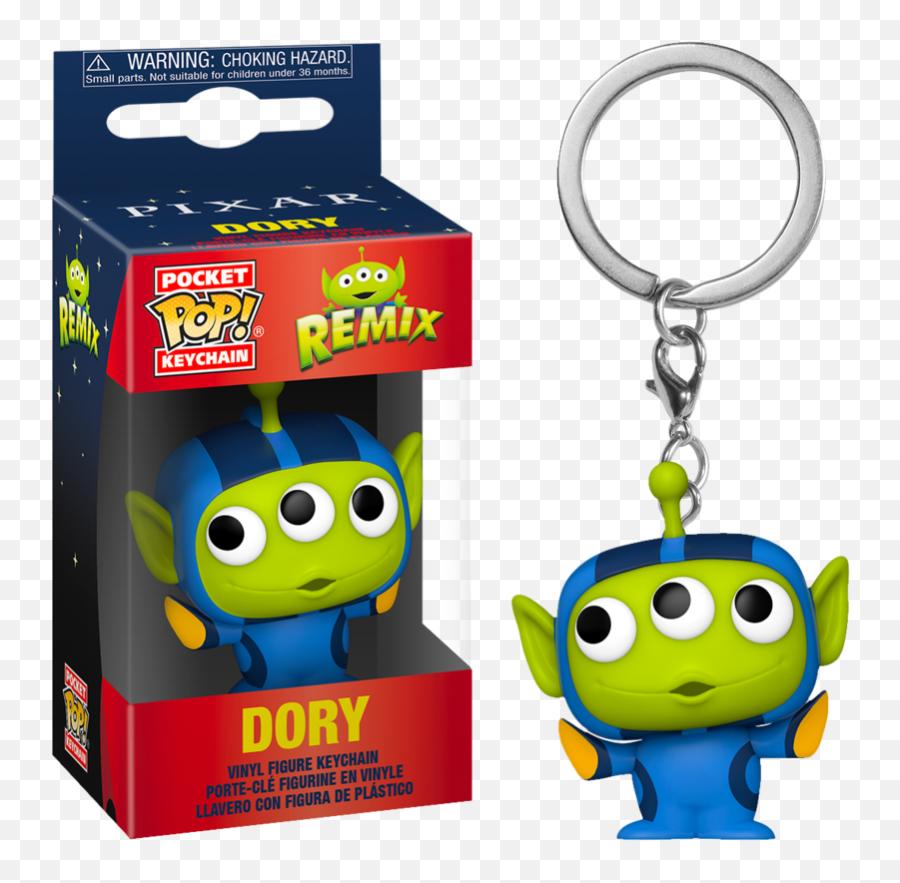 Funko Pocket Pop Keychain - Pixar Alien Remix Dory Funko Keychain Glow In The Dark Emoji,Wwe Emoticon