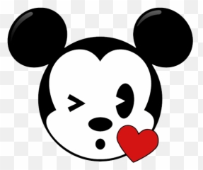 Disney Emojis Clip Art - Mickey Mouse Kiss Emoji,Mouse Emoji