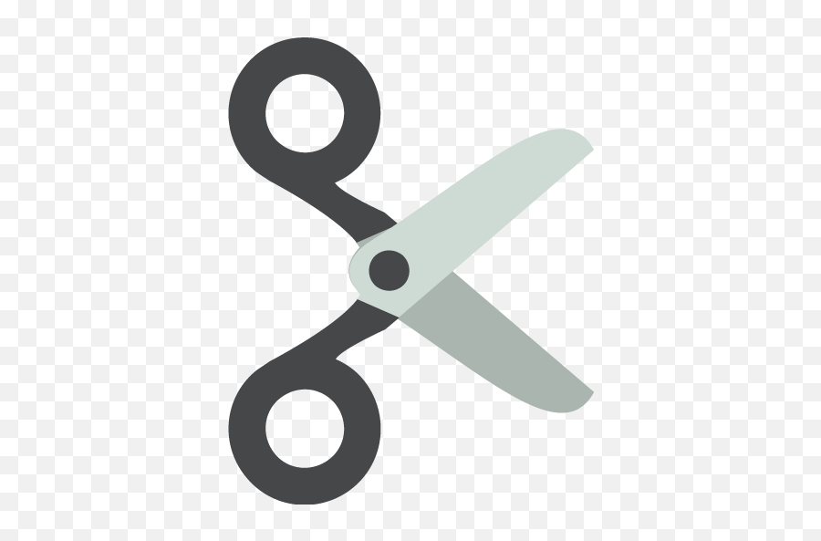 Black Scissors Emoji For Facebook Email Sms - Scissors Emoji Transparent Background,Scissors Emoji