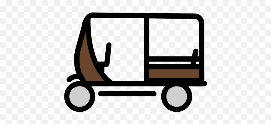 Auto Rickshaw - Clip Art Emoji,Wagon Emoji