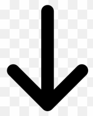 Clipart Personal Collection - Arrow Pointing Down Icon Emoji