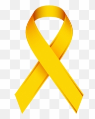 Free Cancer Ribbon Cliparts Download - Gold Png Emoji