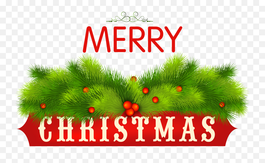 Merry Christmas Decorative Png Clipart - Merry Christmas Decoration Png Emoji,Merry Christmas Emoticon