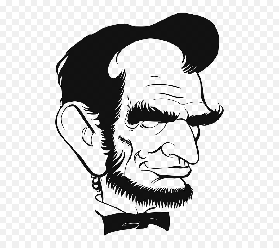 Gratis De Caricatura Y Hombre - Caricature Drawing Abraham Lincoln Emoji,Emoticono Llorando