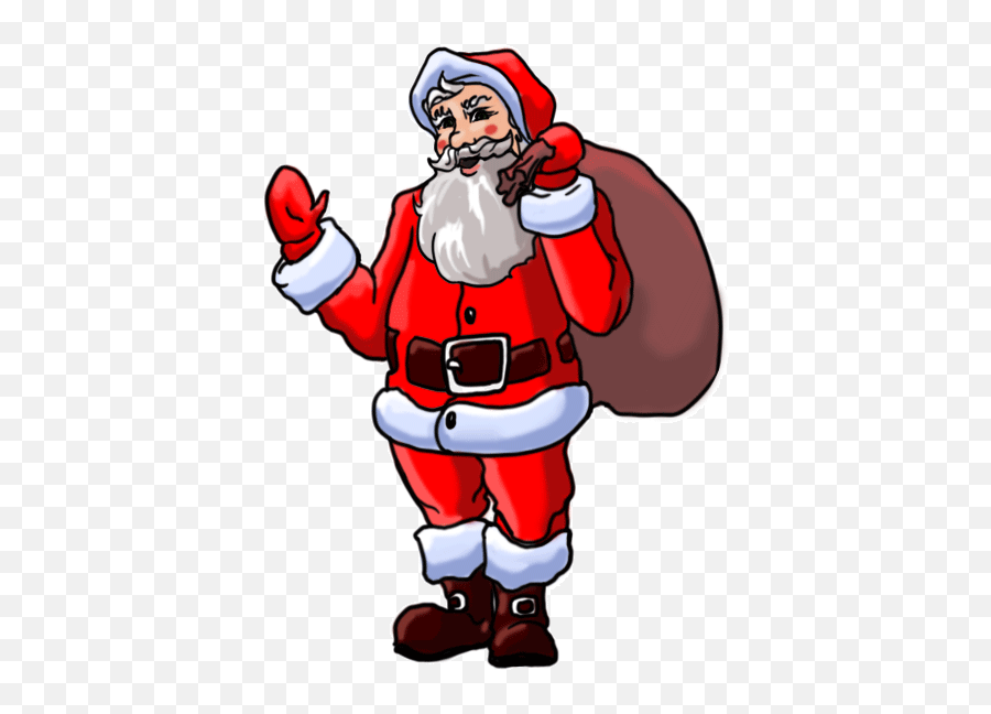 Draw Santa Claus Step By Step For Kids - Santa For Kids Drawing Emoji,Christmas Hat Emoji