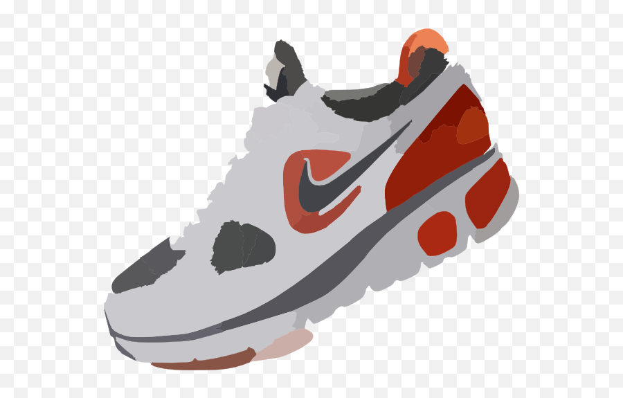 Nike Free Sneakers Shoe Clip Art - Shoe Transparent Background Emoji,Running Shoe Emoji