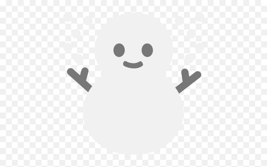 Snowman Emoji - Schneemann Emoji,Snowman Emoticon