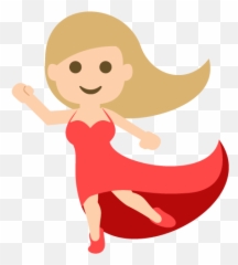 Medium Light Skin Tone Emoji Emoticon - Dancing Emoji,Rotating Light Emoji