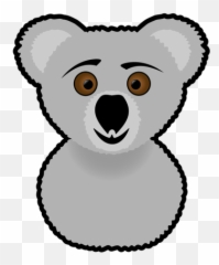 Koala Vector Illustration - Clip Art Emoji
