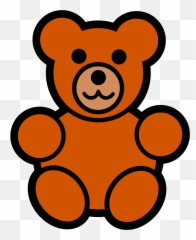 Teddy Bear Clipart Free Images 5 - Easy Cartoon Emoji