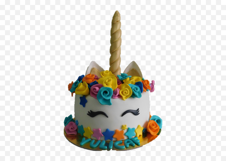 Unicornio De Colores Fuertes - Torta Unicornio Todos Los Colores Emoji,Bizcocho Emoji