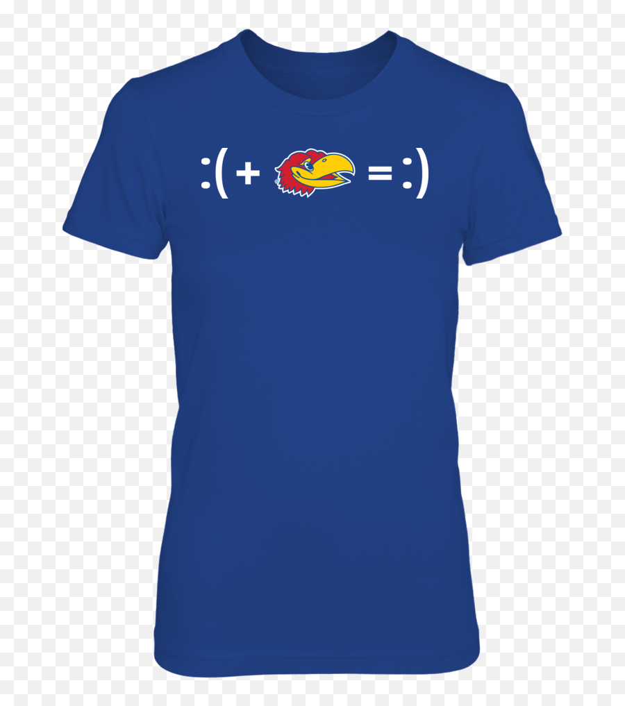 Emoticon Math Kansas Jayhawks Fan T - Praise The Lord And Go Dawgs Shirt Emoji,Gear Emoticon