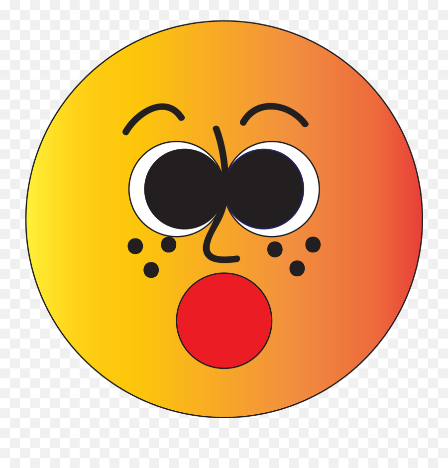 Shocked Dizzy Face - Circle Emoji,Shocked Emoji