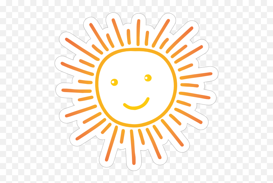 Happy Sun Sticker - Samsung Museum Of Art Emoji,Sun Emoticon