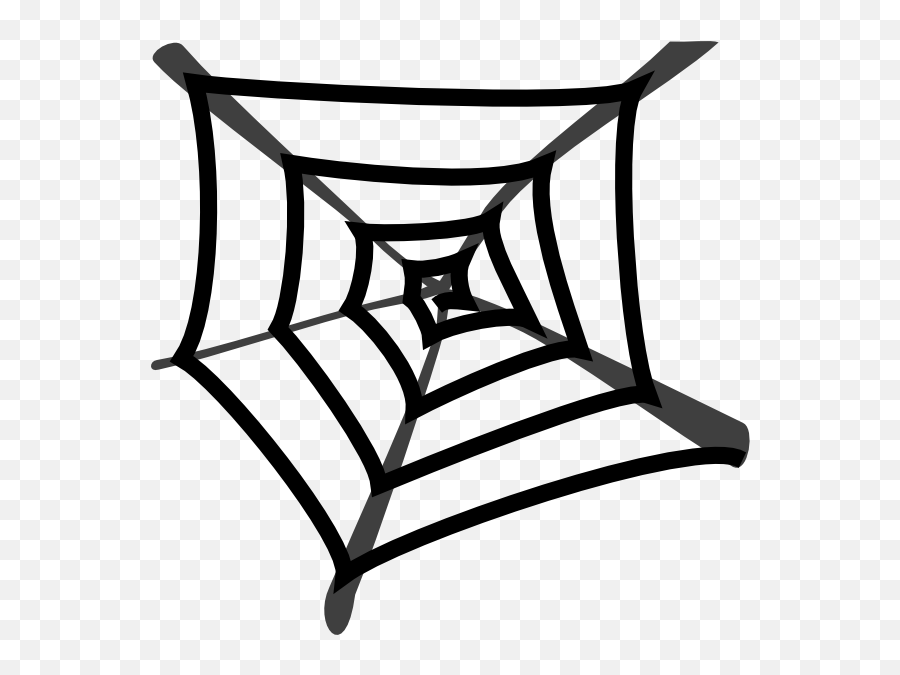 Spiderweb Clipart Spider Diagram - Cartoon Spider Web Png Emoji,Spiderweb Emoji