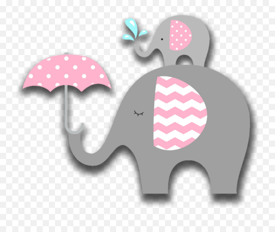 Largest Collection Of Free - Elefante Baby Shower Girl Png Emoji,Elephant Emojis
