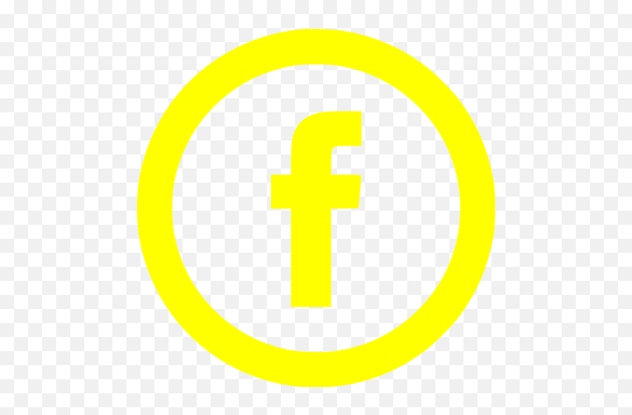 Yellow Facebook 5 Icon - Free Yellow Social Icons Facebook Logo Yellow Color Emoji,Facebook Christmas Tree Emoticon