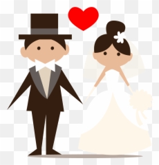 Couple clipart wedding Transparent FREE for - Wedding Icon Vector Png Emoji