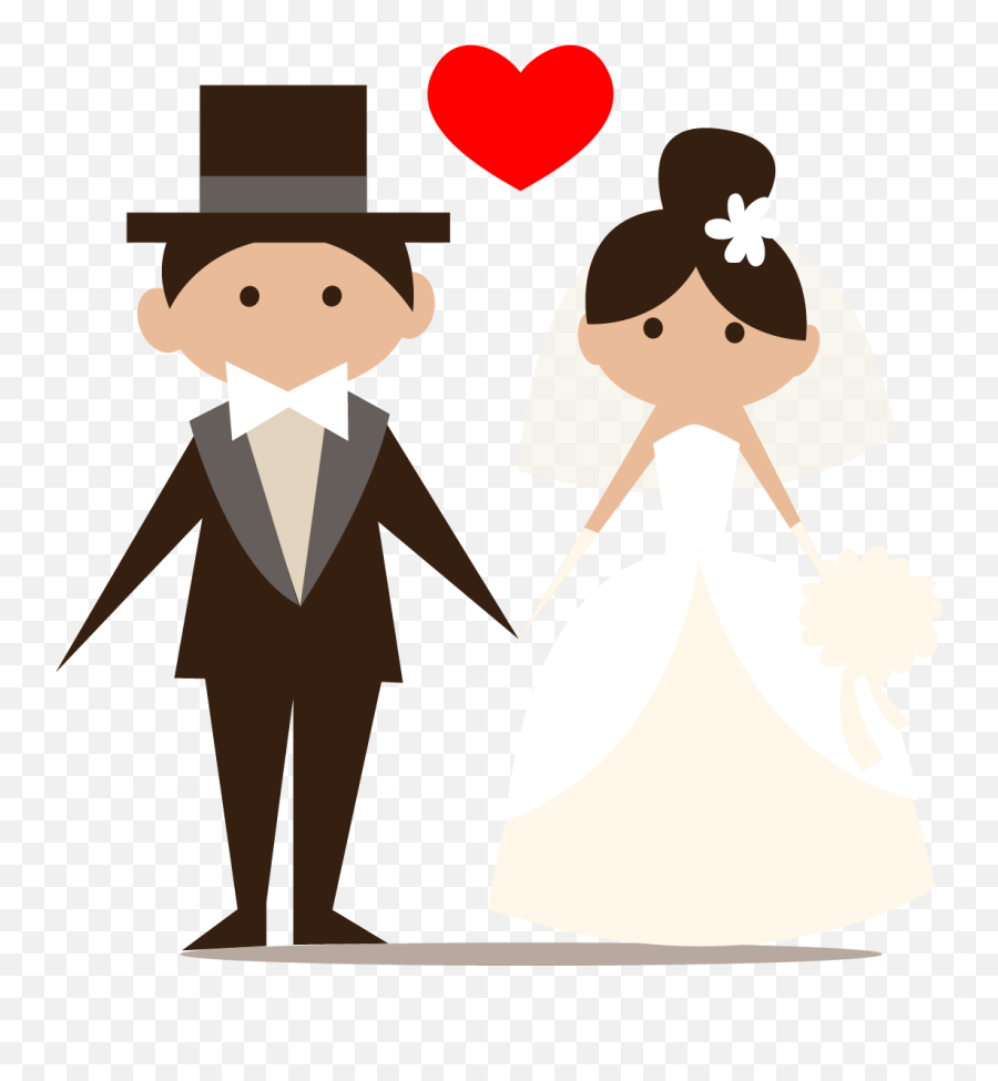 Couple Clipart Wedding Couple Wedding Transparent Free For - Wedding Couple Icon Vector Png Emoji,Couple Emoji Png