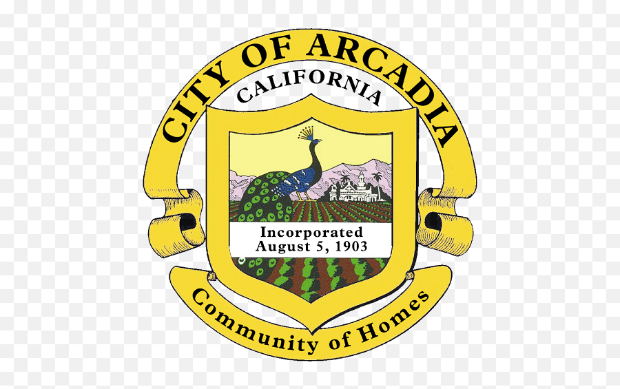 Seal Of Arcadia California - City Of Arcadia Seal Emoji,Sunshine Emoji