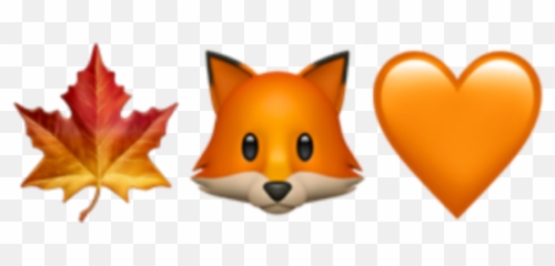 Orange Emoji Iphone Sticker - Happy